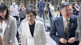 ▲行政院長卓榮泰11日偕同副院長鄭麗君到立法院，提出針對美國關稅政策因應作為專案報告並備質詢。（圖／記者蘇晏男攝影）