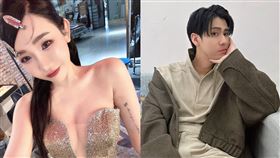 許允樂、李玉璽。（圖／翻攝自許允樂、李玉璽IG）