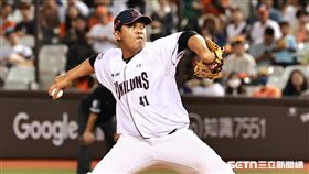 ▲中職36年例行賽，統一獅後援投手王鏡銘。（圖／記者劉彥池攝影）