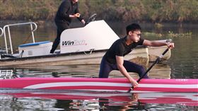 ▲海佃國中吳亦凡辛勤練習不怕累，要為上天的父親贏得金牌。。（圖／臺南市體育局提供） 