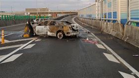 車禍,火燒車,漁港路匝道,高雄市
