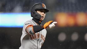 ▲李政厚首度在洋基主場出賽敲出3分砲。（圖／美聯社／達志影像）