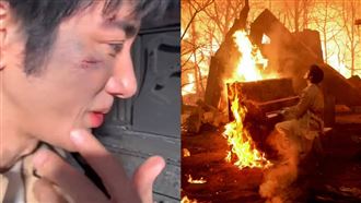 王力宏MV爆火勢控制不了　臉被燻黑畫面曝