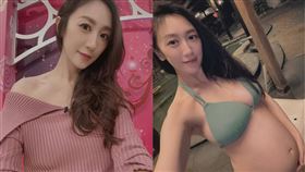 蔡允潔孕肚太大被誤會要生了。（圖／翻攝自蔡允潔臉書）