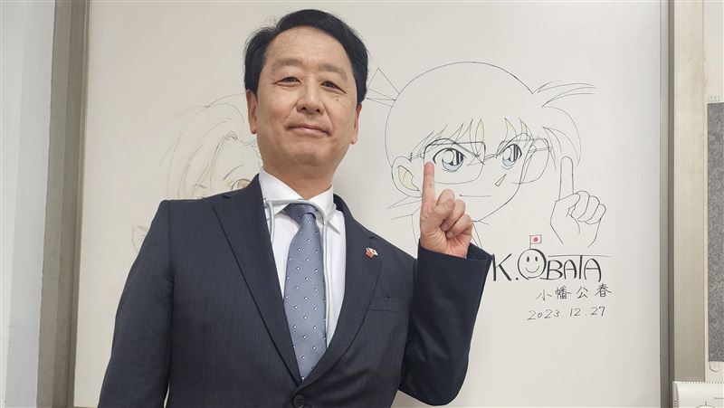 獨／日漫畫家小幡公春　親繪2圖送賴總統