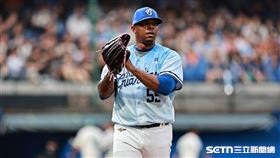 ▲中職36年例行賽，富邦悍將先發投手力亞士。（圖／記者劉彥池攝影） 