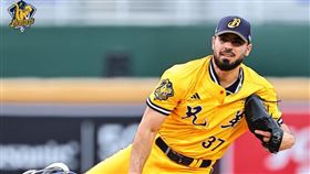 ▲中信兄弟先發投手黃博多，差點繳出無安打比賽。（圖／中信兄弟提供）