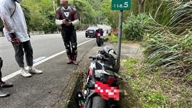 苗栗縣台3線獅潭段12日上午發生一起死亡車禍。（圖／翻攝畫面）