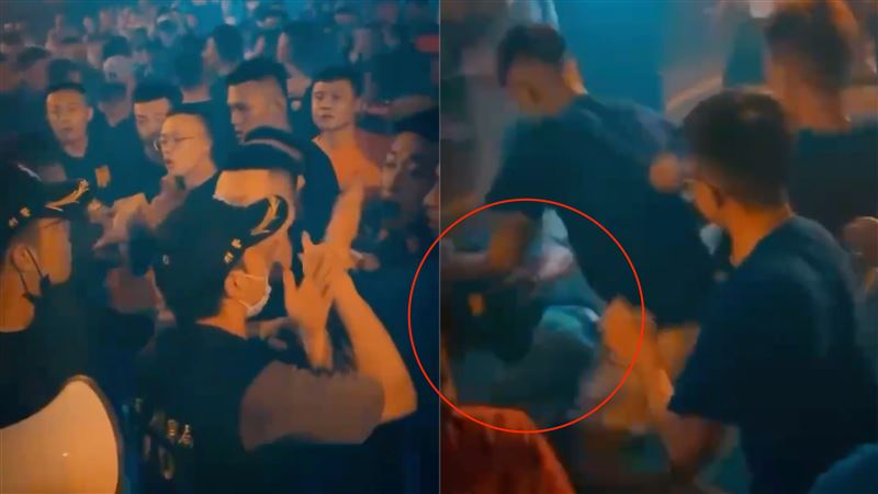 大甲盃又開打！轎班酒醉男遭同伴圍毆猛踹