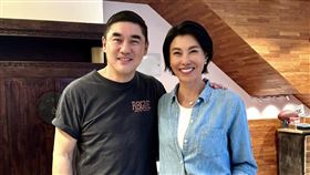 徐曉晰、吳大維合體。（圖/翻攝自臉書）