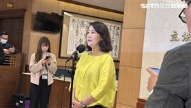 ▲民進黨黨團幹事長吳思瑤受訪。（圖／記者詹宜庭攝影）
