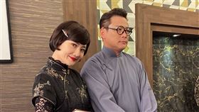 江宏恩與劉曉憶扮成「民初才子佳人」。（圖／三立提供）