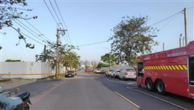 泰山區下午驚傳瓦斯外洩意外，所幸無人因此傷亡　（圖／翻攝畫面）