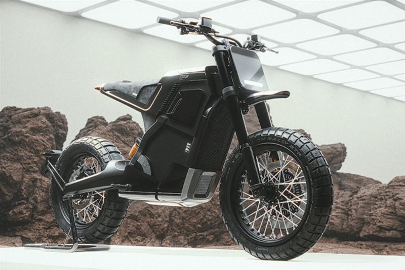1&alpha; X Electric Scrambler電動機車。（圖／翻攝DAB）