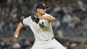 ▲卡拉斯柯（Carlos Carrasco）先發5局僅失1分，投出轉戰洋基代表作。（圖／美聯社／達志影像）