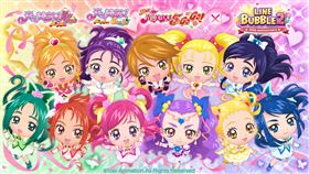 「光之美少女」系列合作活動正式登場。（圖／LINE提供） 