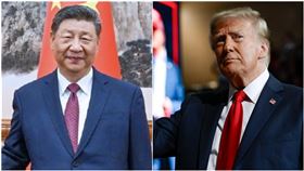 川普、習近平（圖／翻攝自川普臉書、中國外交部微博）