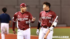 ▲中職36年例行賽，樂天桃猿打擊教練曾豪駒。（圖／記者劉彥池攝影）