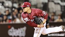 ▲中職36年例行賽，樂天桃猿先發投手威能帝。（圖／記者劉彥池攝影）