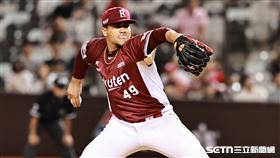 ▲中職36年例行賽，樂天桃猿先發投手威能帝。（圖／記者劉彥池攝影）