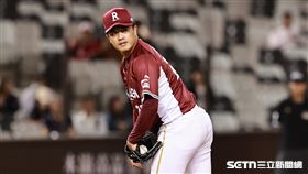 ▲中職36年例行賽，樂天桃猿後援投手朱承洋。（圖／記者劉彥池攝影） 