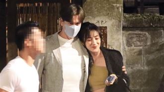李聖傑大街緊摟女星　連體勾摸上車再續攤