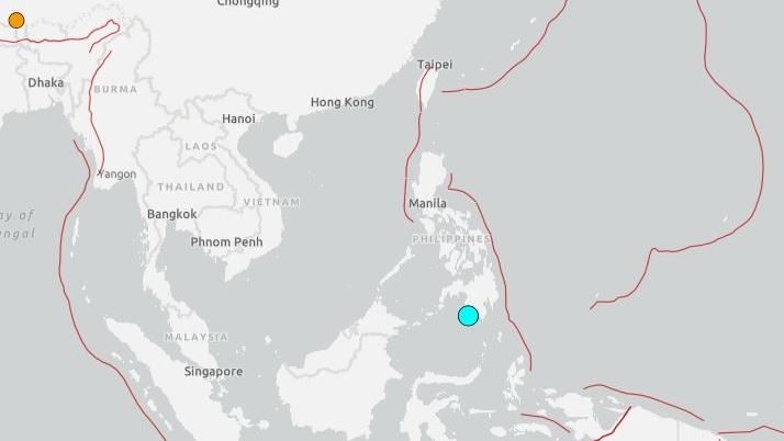 菲律賓南部外海5.6地震　USGS：暫無災情