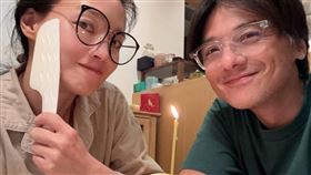 舒淇同框老公甜蜜慶生。（圖／翻攝自舒淇IG）