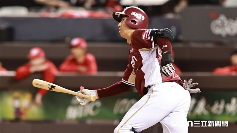 樂天桃猿內野手馮健庭宣佈退休。（圖／記者劉彥池攝影）