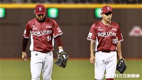 ▲中職36年例行賽，樂天桃猿游擊手馬傑森發生再見失誤。（圖／記者劉彥池攝影）