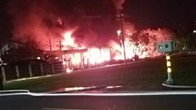 水上鄉,嘉義,分隊,火警,大隊,化學,工業,南陽化學工業▲圖片描述。（圖／翻攝自記者爆料網）