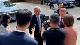 黃仁勳3個月內二度訪問北京。（圖／翻攝自玉淵譚天）