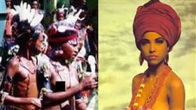 ▲卡圖馬族婦女有著神秘色彩。（圖／翻攝自百度百科）