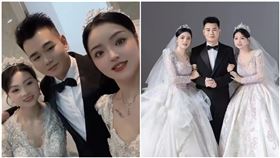 中國貴州,婚禮,喜帖,新娘,一夫一妻制,警方,婚宴中心,法律（翻攝微博）