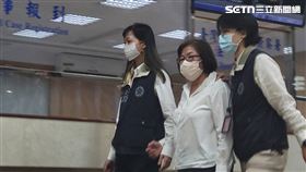 ▲國民黨台北市黨部主委黃呂錦茹移送北檢複訊。（圖／記者楊佩琪攝）