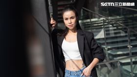 林芯儀奪下健美全場總冠軍，接受三立新聞網專訪分享備賽甘苦談。（圖／記者趙于瑩攝影）