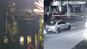 男子闖越平交道畫面曝光！他直接趴在軌道上。（圖／翻攝畫面）