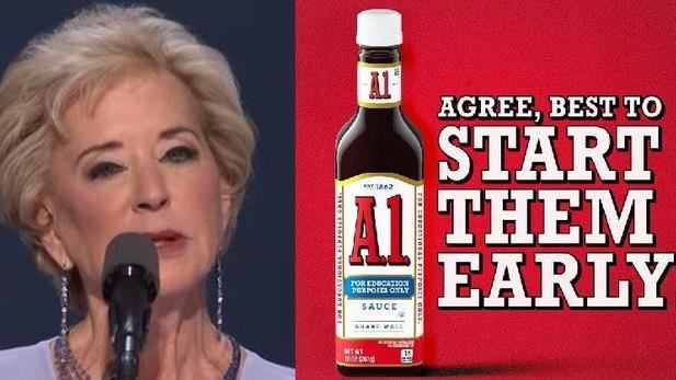 美國教育部長「把AI 唸成A ONE」梗圖瘋傳