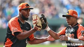 ▲中職36年例行賽，統一獅先發投手梅賽斯7局無失分退場。（圖／記者劉彥池攝影）