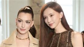 林志玲（右）難得同框安海瑟薇，「差8歲逆齡神顏」網一看全驚呆。（圖／翻攝自IG@林志玲）