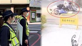 無號誌路口死亡車禍激增，警方執行大執法，斷抓交替之說。（圖／翻攝畫面）