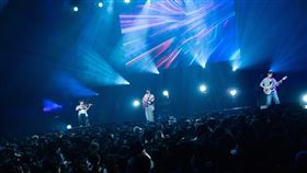 ▲韓國樂團LUCY三度來台，舉辦海外首場演唱會，辛禮贊（左起）、崔庠燁、趙元祥。（圖／網銀國際影視提供） 