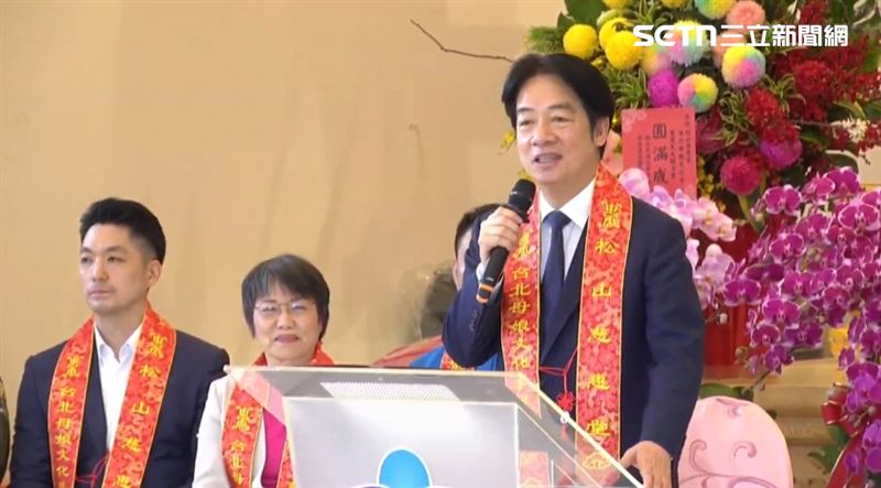 &nbsp;蔣萬安與劉世芳並肩而坐但零互動。（圖／翻攝畫面）