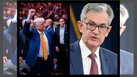 ▲新聞幕後／為何狂人川普　這次只敢嗆聲鮑威爾？關鍵在5月這份裁決（圖／Board of Governors of the Federal Reserve System臉書、川普官方X）