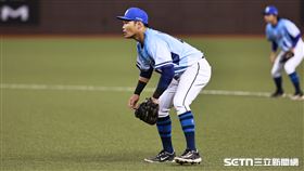 ▲中職36年例行賽，富邦悍將一壘手范國宸。（圖／記者劉彥池攝影）