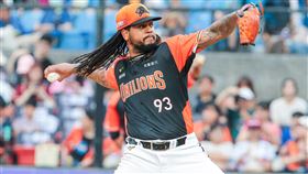 ▲統一獅洋投飛力獅（Felix Pena）。（圖／統一獅提供） 