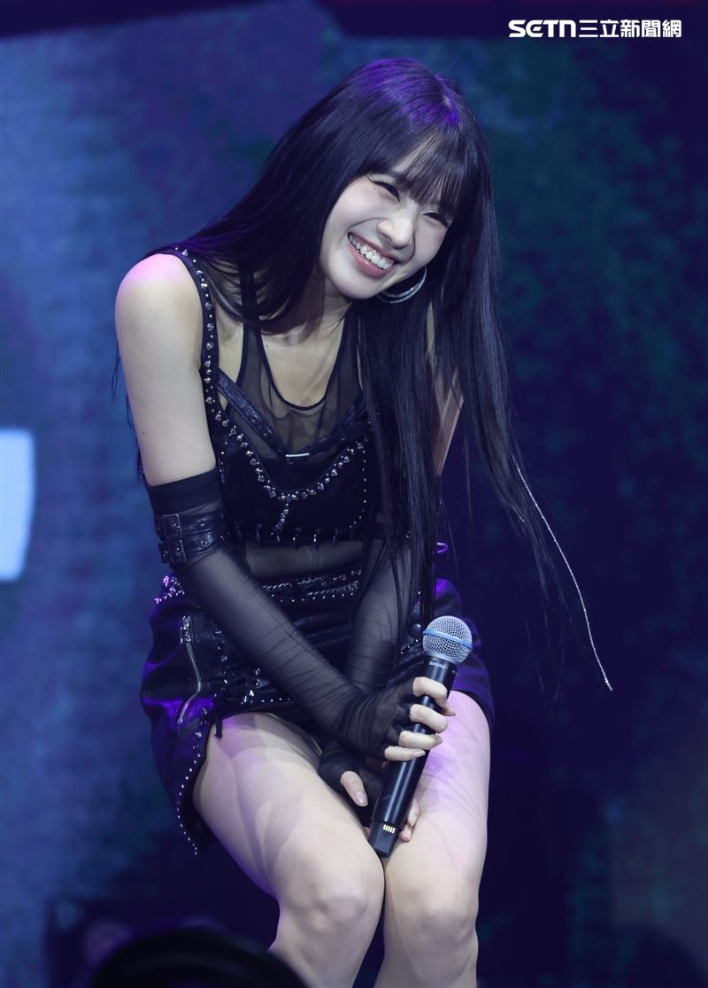 韓國女團KISS OF LIFE台北國際會議中心開唱。（圖／記者鄭孟晃攝影）