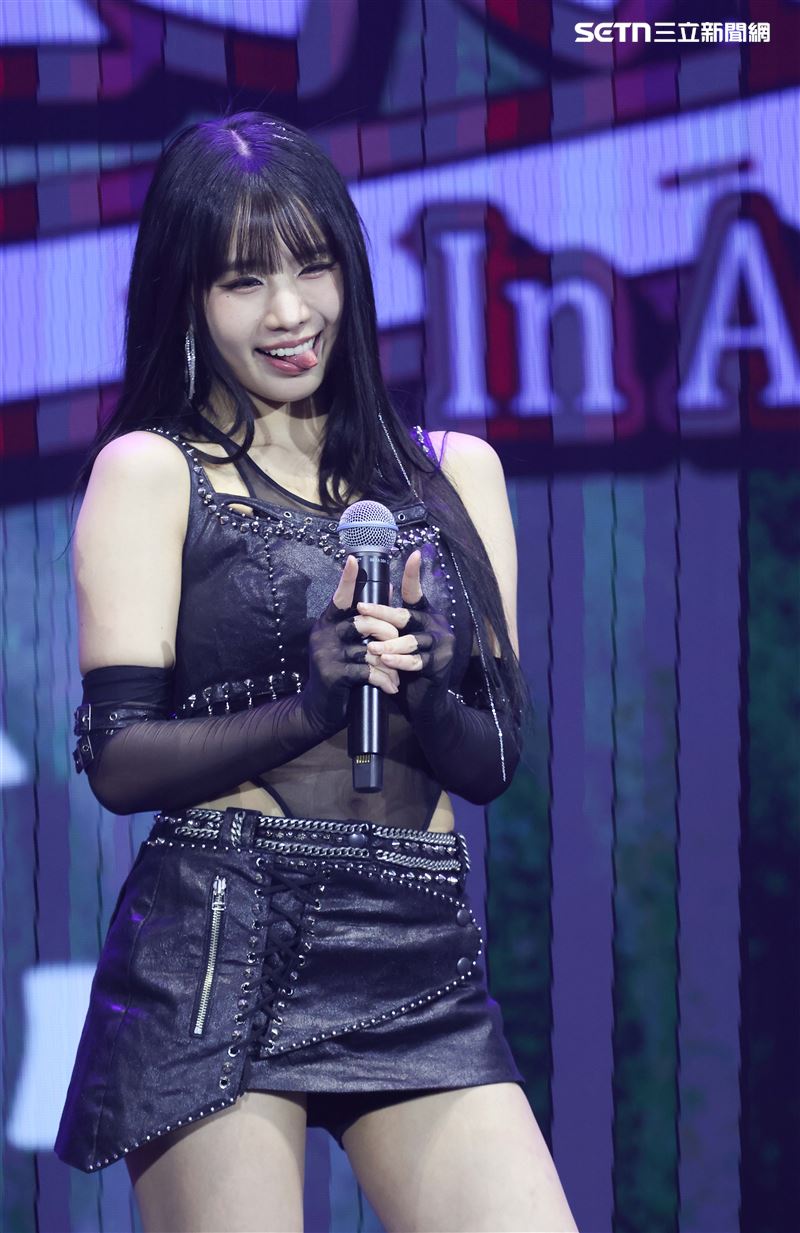 韓國女團KISS OF LIFE台北國際會議中心開唱。（圖／記者鄭孟晃攝影）