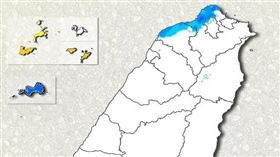 大雨狂炸北部。（圖／翻攝自中央氣象署）