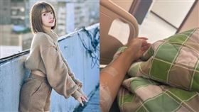 艾融透露自己突然因急性盲腸炎，劇烈腹痛送醫開刀。（圖／翻攝自irenelin0413 IG）